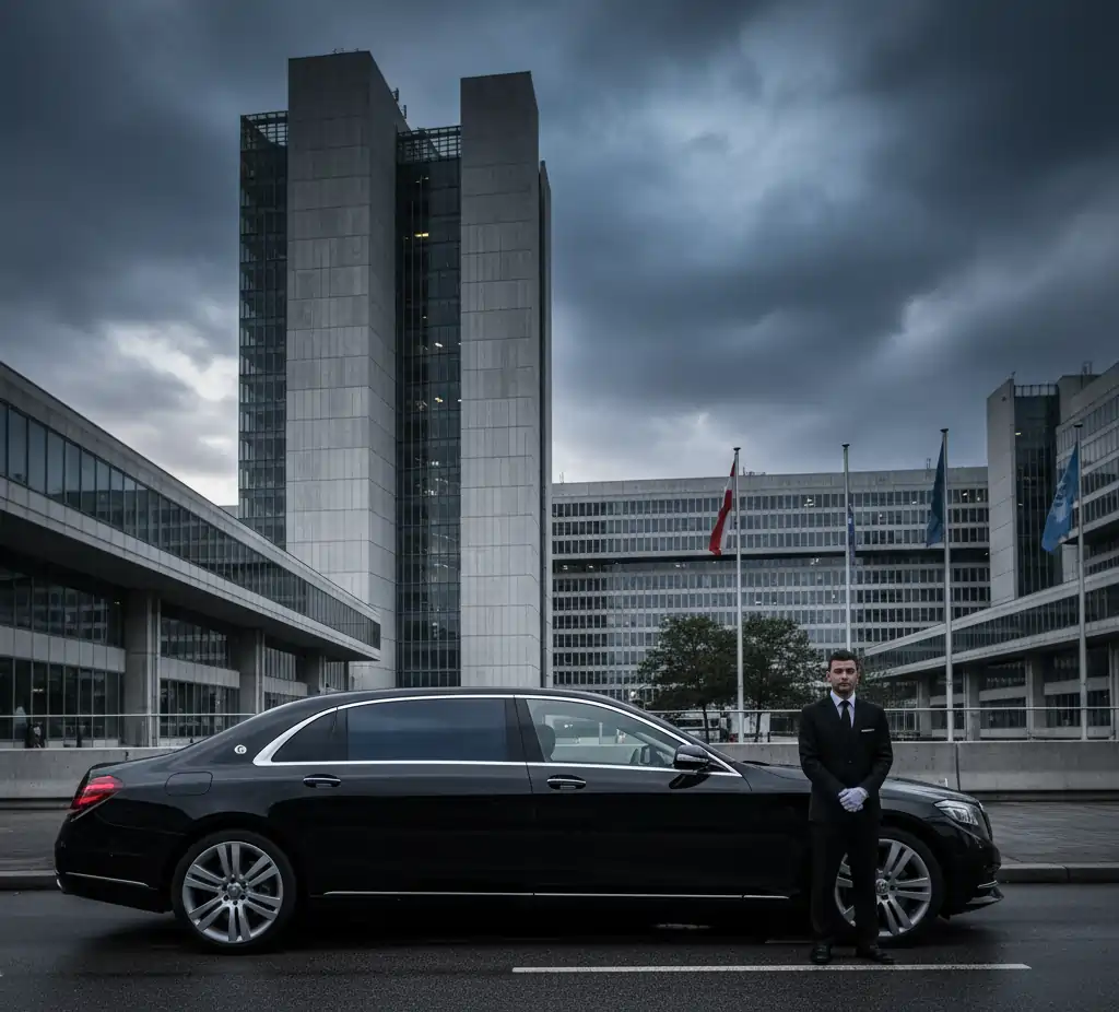 Diplomatic VIP chauffeur service Vienna — UNOV, IAEA, embassies